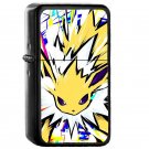 Jolteon Shock Wave - Oil Windproof Flip Top Black Lighters Briquet Encendedor