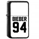 Justin bieber - Oil Windproof Flip Top Black Lighters Briquet Encendedor
