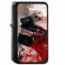 Kaneki Tokyo Ghoul 3 - Oil Windproof Flip Top Black Lighters Briquet Encendedor
