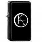 Ka - Oil Windproof Flip Top Black Lighters Briquet Encendedor