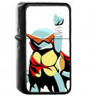 Kamina Squirtle Large Pokemon - Oil Windproof Flip Top Black Lighters Briquet Encendedor