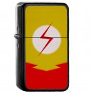 Kid Flash - Oil Windproof Flip Top Black Lighters Briquet Encendedor