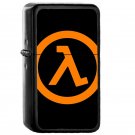 Lambda Half Life  - Oil Windproof Flip Top Black Lighters Briquet Encendedor