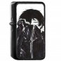 Kuroneki - Oil Windproof Flip Top Black Lighters Briquet Encendedor