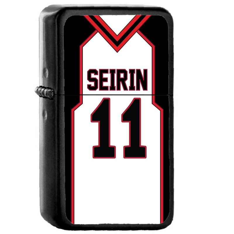 Kuroko No Basuke Seirin 11 - Oil Windproof Flip Top Black Lighters Briquet Encendedor