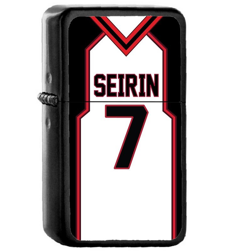 Kuroko No Basuke Seirin 7 - Oil Windproof Flip Top Black Lighters Briquet Encendedor