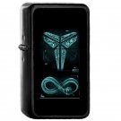 Kobe Black Mamba - Oil Windproof Flip Top Black Lighters Briquet Encendedor