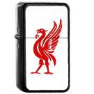 Liverpool Liver Bird Red - Oil Windproof Flip Top Black Lighters Briquet Encendedor