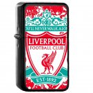 Liverpool Fc Splash - Oil Windproof Flip Top Black Lighters Briquet Encendedor