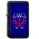 Links Shield Hylian Shield - Oil Windproof Flip Top Black Lighters Briquet Encendedor