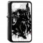 Links Glory - Oil Windproof Flip Top Black Lighters Briquet Encendedor