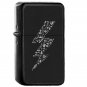 Lightning Never Strikes Twice Dark - Oil Windproof Flip Top Black Lighters Briquet Encendedor