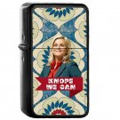 Leslie Knope Knope We Can - Oil Windproof Flip Top Black Lighters Briquet Encendedor