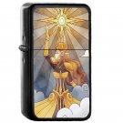 Leona LoL League of Legends - Oil Windproof Flip Top Black Lighters Briquet Encendedor