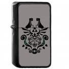 Legend Of Zelda Mashup - Oil Windproof Flip Top Black Lighters Briquet Encendedor