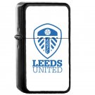 Leeds United - Oil Windproof Flip Top Black Lighters Briquet Encendedor