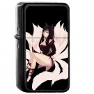 League Of Legends Ahri - Oil Windproof Flip Top Black Lighters Briquet Encendedor