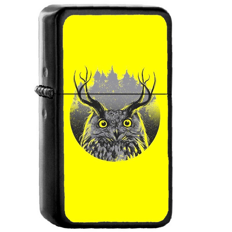Majesty - Oil Windproof Flip Top Black Lighters Briquet Encendedor