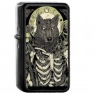 Lycanthropy - Oil Windproof Flip Top Black Lighters Briquet Encendedor