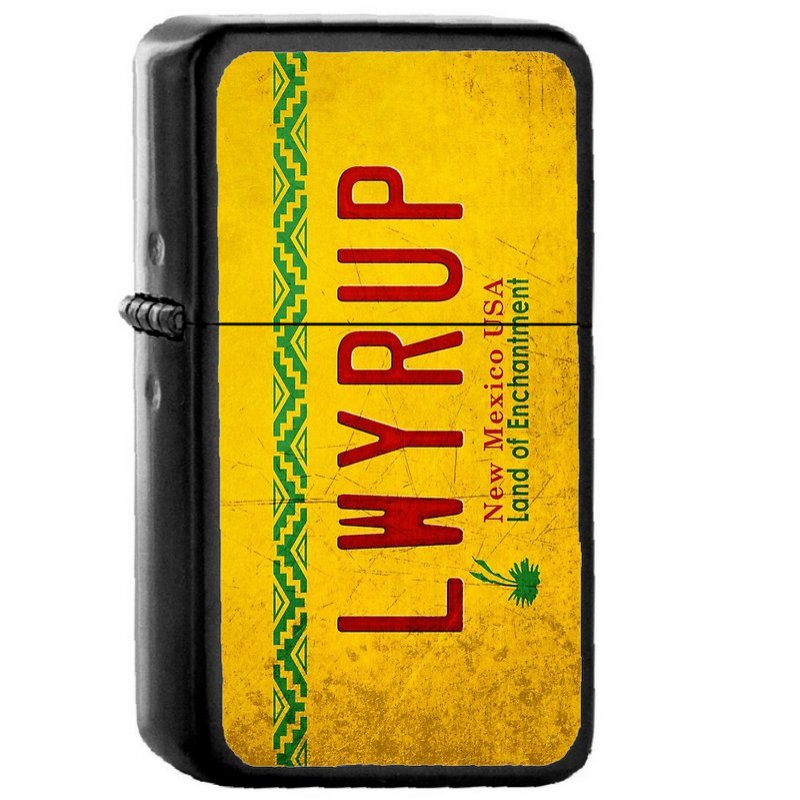 Lwyrup Breaking Bad Better Call Saul - Oil Windproof Flip Top Black Lighters Briquet Encendedor