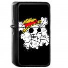 Luffy On Laboon One Piece - Oil Windproof Flip Top Black Lighters Briquet Encendedor