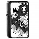 Love Me Hate Me - Oil Windproof Flip Top Black Lighters Briquet Encendedor