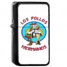 Los Pollos Hermanos Breaking Bad - Oil Windproof Flip Top Black Lighters Briquet Encendedor