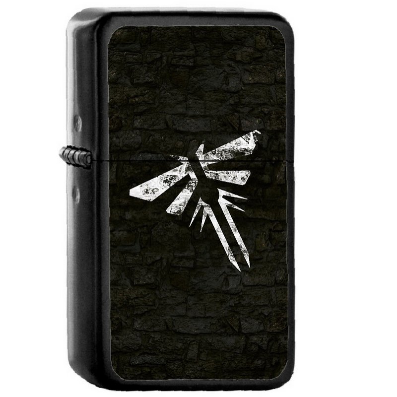 Look For The Light - Oil Windproof Flip Top Black Lighters Briquet Encendedor