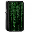 Matrix Code Style Design - Oil Windproof Flip Top Black Lighters Briquet Encendedor