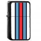 Martini Racing Colours - Oil Windproof Flip Top Black Lighters Briquet Encendedor