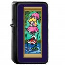 Mario Meets The Mansion - Oil Windproof Flip Top Black Lighters Briquet Encendedor