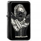 Marilyn Monroe Gangstified - Oil Windproof Flip Top Black Lighters Briquet Encendedor
