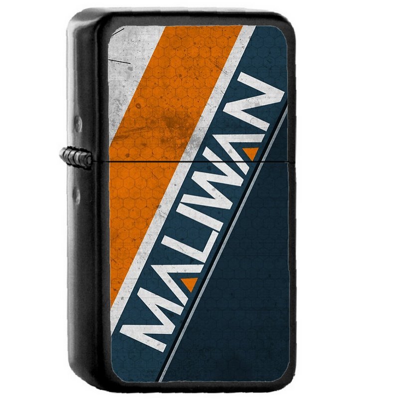 Maliwan Borderlands 2 - Oil Windproof Flip Top Black Lighters Briquet Encendedor