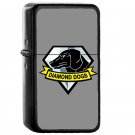 Metal Gear Solid V Diamond Dogs - Oil Windproof Flip Top Black Lighters Briquet Encendedor