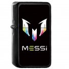 Messi - Oil Windproof Flip Top Black Lighters Briquet Encendedor