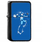 Mega Man X Splatterfest Japan - Oil Windproof Flip Top Black Lighters Briquet Encendedor