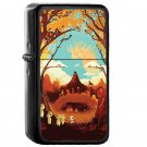 Miyazaki Hayao Studio Ghibli Mixed - Oil Windproof Flip Top Black Lighters Briquet Encendedor