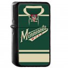 Minnesota Wild Alternate Jersey - Oil Windproof Flip Top Black Lighters Briquet Encendedor