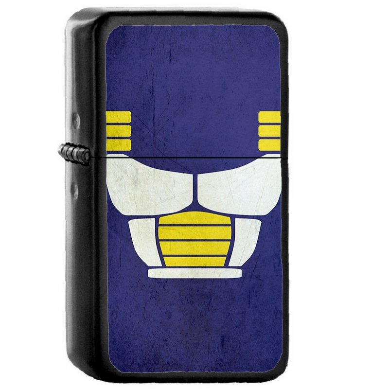 Minimalist Saiyan Armor V2 - Oil Windproof Flip Top Black Lighters Briquet Encendedor