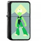 Minimal Peridot Steven Universe - Oil Windproof Flip Top Black Lighters Briquet Encendedor