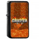 Minecraft Griefer Shirt - Oil Windproof Flip Top Black Lighters Briquet Encendedor