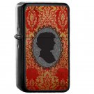 Mind Of A Genius - Oil Windproof Flip Top Black Lighters Briquet Encendedor
