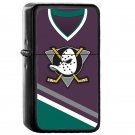 Mighty Ducks Of Anaheim Away Jersey - Oil Windproof Flip Top Black Lighters Briquet Encendedor