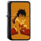 Monkey D Luffy OP One Piece - Oil Windproof Flip Top Black Lighters Briquet Encendedor