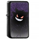 Gengar - Oil Windproof Flip Top Black Lighters Briquet Encendedor E2
