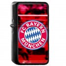 Fc Bayern Munich - Oil Windproof Flip Top Black Lighters Briquet Encendedor E2