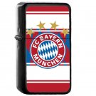 Fc Bayern Munich - Oil Windproof Flip Top Black Lighters Briquet Encendedor E3