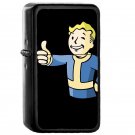 Fallout 4 - Oil Windproof Flip Top Black Lighters Briquet Encendedor E2