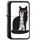 Eye Of Cat Or Sauron Lord of the Rings- Oil Windproof Flip Top Black Lighters Briquet Encendedor E