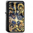 Exploding Tardis - Oil Windproof Flip Top Black Lighters Briquet Encendedor E